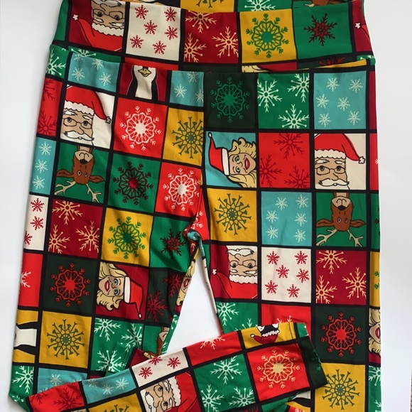 LulaRoe Christmas Leggings! NEW! Tall&Curvy! XXL! - Picture 6 of 7